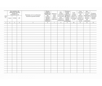 Book of accounting for the movement A4