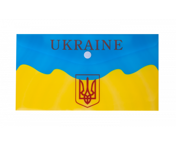 Envelope folder DL UKRAINE yellow 3957-08