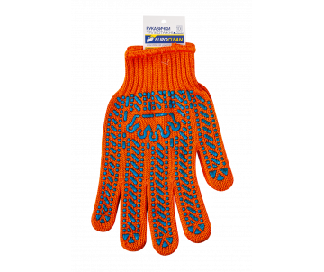 PVC gloves with dot 22134