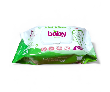 Wet wipes 120pcs BIOLLY