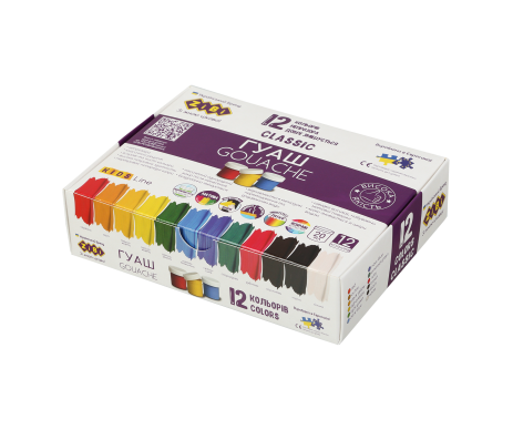Gouache CLASSIC 12 pcs x 20ml ZB.6612