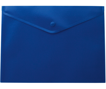 Folder A4 button blue BM.3925-02 