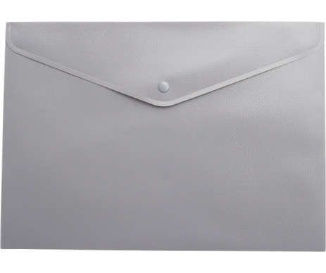 Folder envelope A4 button translucent grey