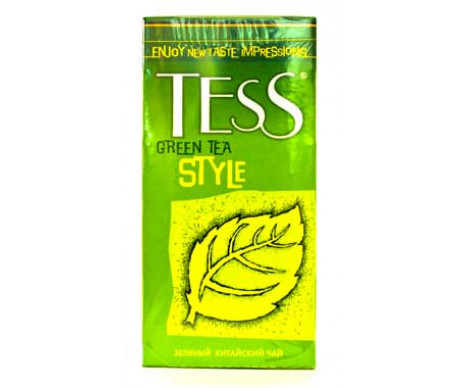 Чай Tess зеленый пакет STYLE 