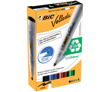 Set of markers for boards 4 colors BIC 