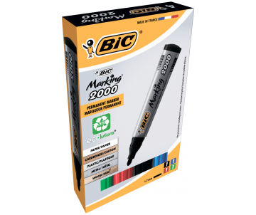 Набор маркеров перманент 4 цвета BIC 