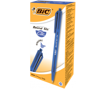 Ручка ROUND STIC CLIC синий