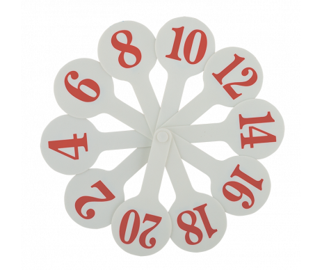 A set of numbers (fan) ZB.4900