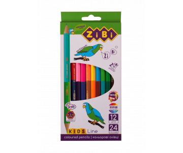 Кольорові олівці 24 кольори 99916