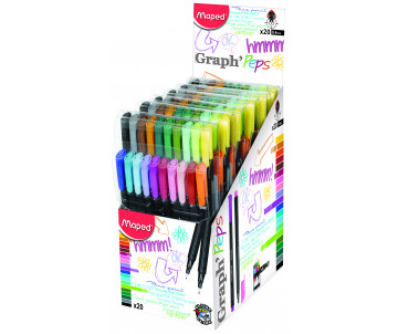 Set of 20 liners GRAPH PEPS 0.4 mm Maped