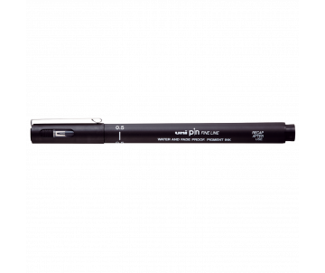 Liner uni 0.5 mm fine line black PIN-200 