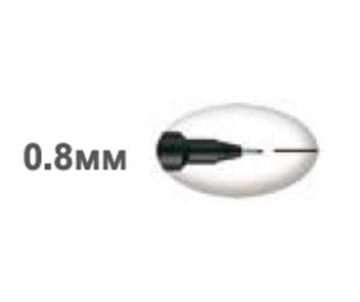 Лайнер uni 0,8мм fine line черный PIN-200