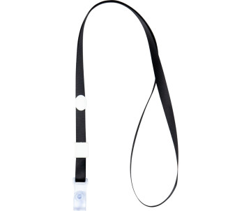 Badge cord with clip black 6535