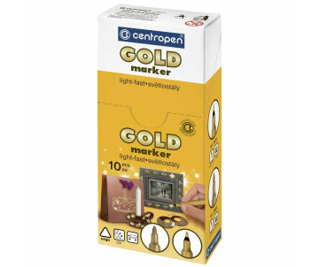 Маркер Gold 2670  1 мм золотий 2202