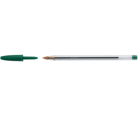 Ручка шариковая Cristal зеленая BIC 