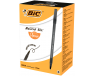 Ручка шариковая Round Stic черная BIC  - фото  1
