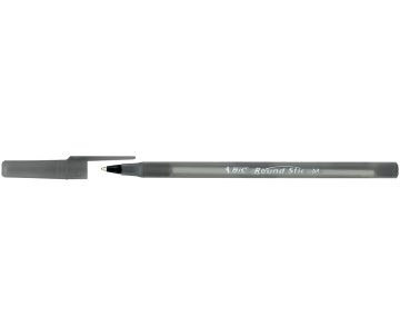 Ручка Round черная со штрих-кодом BIC