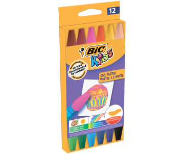 Color chalk Oil Pastel Kids 12 pcs 