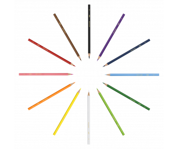 Colored pencils 12pcs Watercolor BIC