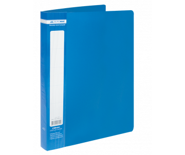 Папка з 40 файлами А4 синій BM 3616-02