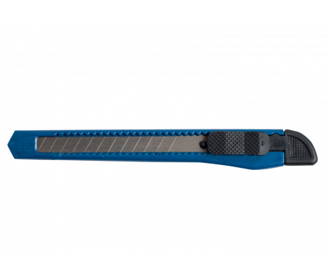 Stationery knife 9 mm blue BM 4635 