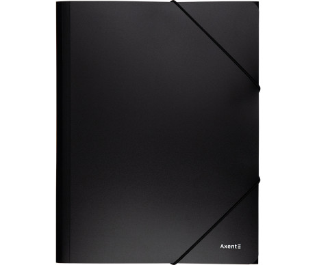 Folder on rubber bands A4 black 3404