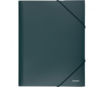 Folder on rubber bands A4 green 3396