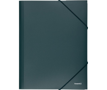 Folder on rubber bands A4 green 3396