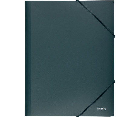 Folder on rubber bands A4 green 3396