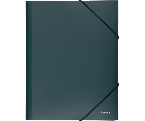 Folder on rubber bands A4 green 3396