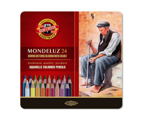 Pencils aquar color Mondeluz 24 pcs 2970