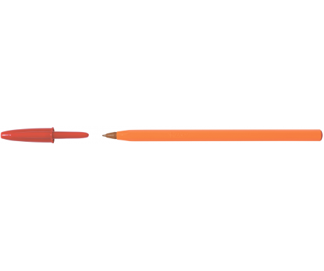 Ручка Orange червона зі штрих-кодом BIC