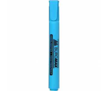 Текстмаркер круглий синій 1мм BM 8906-02