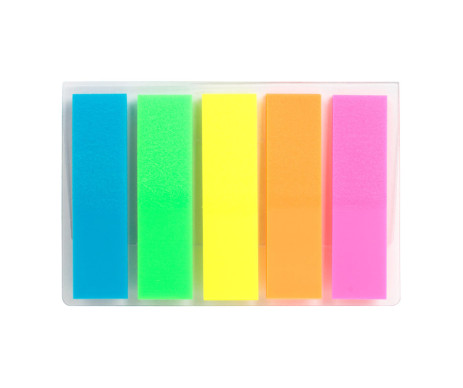 Закладка неонова 5 кольорів 125 шт 1114
