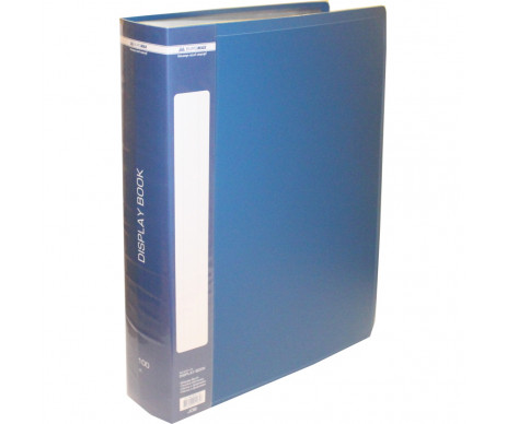A folder with 100 files A4 blue BM3633-02