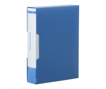 A folder with 100 files A4 blue BM3633-02