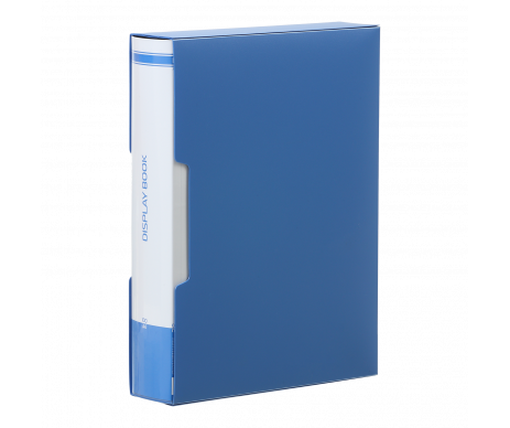 A folder with 100 files A4 blue BM3633-02