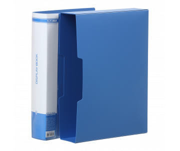 A folder with 100 files A4 blue BM3633-02