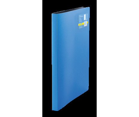 Folder A4 file folder with METALLIC blue double layer