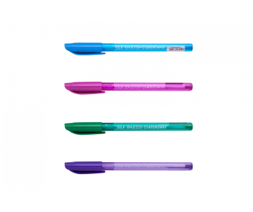 Ручка масляна Silk, синя BM-8358-01