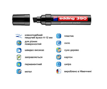 Marker Permanent 4-12 mm black 2341