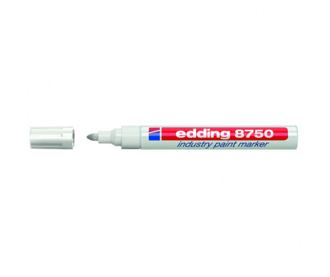 Маркер Edding e-8750 2-4 мм белый