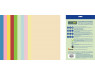 Бумага цветная набор А4 10 цв 50 листов  - фото  1