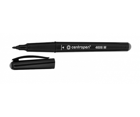 Marker pen black 1 mm Centropen 4606 