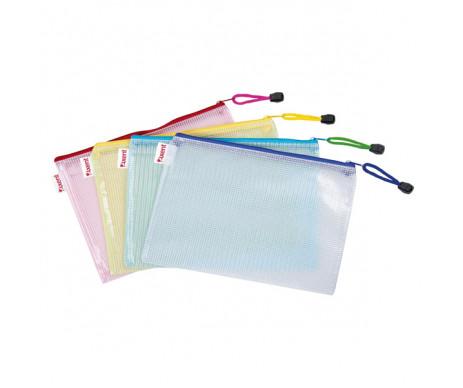 A4 zipper folder, transparent 3295