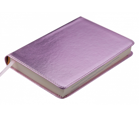 Щоденник датований 2018 METALLIC  A6  336 сторінок рожевий