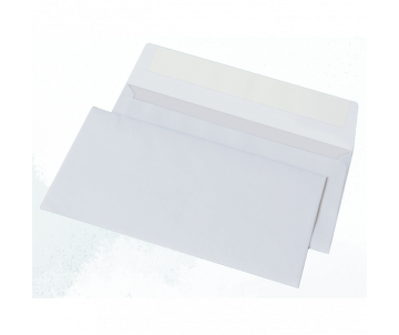 Envelope DL white ribbon