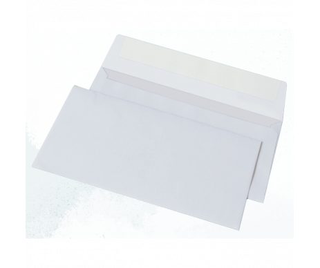 Envelope DL white ribbon