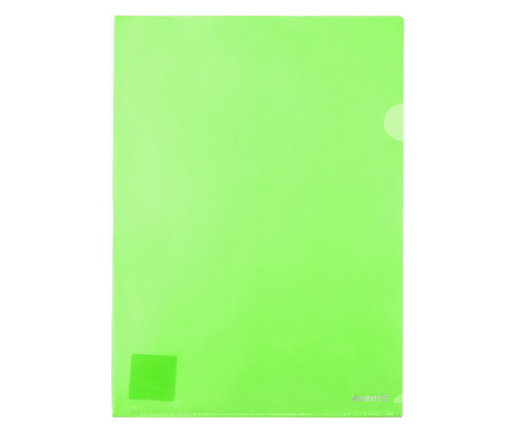 Corner folder A4 green 3639