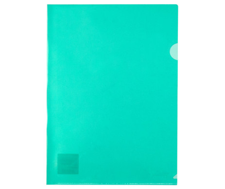 Папка-уголок А4 зеленая 3639